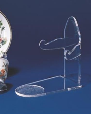 Cup and Saucer Stands - Acrylic Elevated Saucer - Set of 6